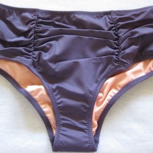 VS High Waist Bottom Swimsuit Bikini Grape Purple